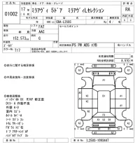 Daihatsu MIRA лот № 1002 оценка RA  с аукциона в Японии 3