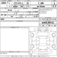 Toyota CROWN ESTATE лот № 2064 оценка S  с аукциона в Японии 2