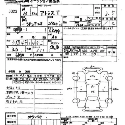 Nissan ATLAS  с аукциона в Японии