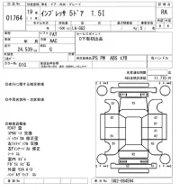 Subaru IMPREZA лот № 1764 оценка RA  с аукциона в Японии 8