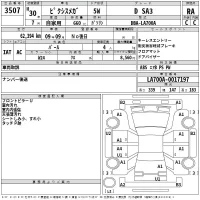 Toyota PIXIS MEGA лот № 3507 оценка RA  с аукциона в Японии 1