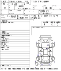 Honda N BOX PLUS лот № 3047 оценка R  с аукциона в Японии 1