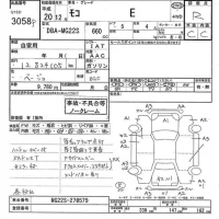 Nissan MOCO лот № 3058 оценка R  с аукциона в Японии 1