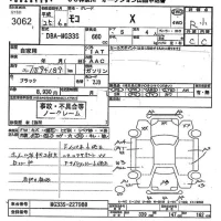 Nissan MOCO лот № 3062 оценка R  с аукциона в Японии 3