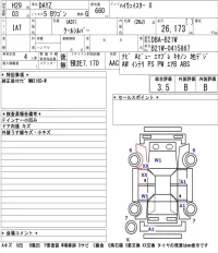 Nissan DAYZ лот № 3080 оценка 3.5  с аукциона в Японии 2