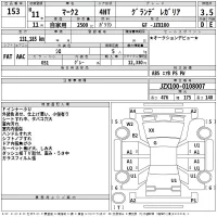 Toyota MARK II лот № 153 оценка 3.5  с аукциона в Японии 2