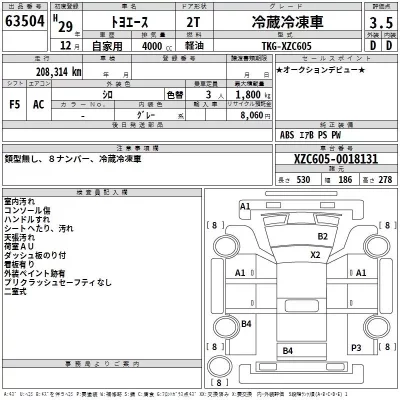 Toyota TOYOACE  с аукциона в Японии