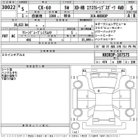 Mazda CX-60 лот № 30022 оценка 5  с аукциона в Японии 2