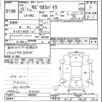 Honda SPIKE лот № 5136 оценка 3  с аукциона в Японии 2