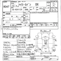 Toyota HIACE VAN лот № 8047 оценка R  с аукциона в Японии 5