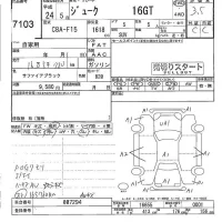 Nissan JUKE лот № 7103 оценка 3.5  с аукциона в Японии 4