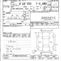 Volvo V50 лот № 7173 оценка 3.5  с аукциона в Японии 2