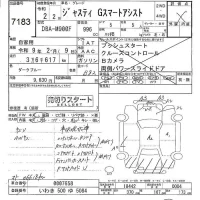 Subaru JUSTY лот № 7183 оценка -  с аукциона в Японии 4