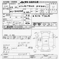 Nissan ATLAS лот № 7142 оценка R  с аукциона в Японии 4