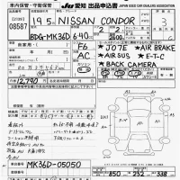 Nissan CONDOR лот № 8587 оценка 3  с аукциона в Японии 7