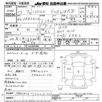Isuzu FORWARD лот № 8596 оценка 3  с аукциона в Японии 8