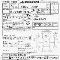 Mitsubishi FUSO TRUCK лот № 8682 оценка 3  с аукциона в Японии 10