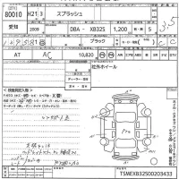 Suzuki SPLASH лот № 80010 оценка 3.5  с аукциона в Японии 10