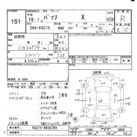 Toyota PASSO лот № 151 оценка R  с аукциона в Японии 2