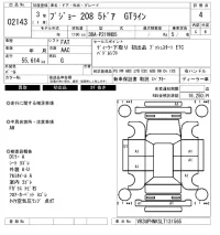Peugeot 208 лот № 2143 оценка 4  с аукциона в Японии 6