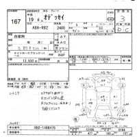 Honda ODYSSEY лот № 167 оценка 3  с аукциона в Японии 4