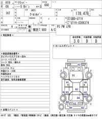 Nissan CLIPPER VAN лот № 3313 оценка 3  с аукциона в Японии 3