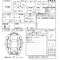 Nissan SUNNY лот № 1130 оценка R  с аукциона в Японии 6