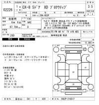 Mazda CX-8 лот № 2226 оценка 3.5  с аукциона в Японии 6