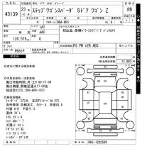 Honda STEP WAGON лот № 43139 оценка RB  с аукциона в Японии 3