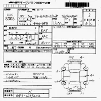 Honda FREED лот № 8308 оценка 3  с аукциона в Японии 4