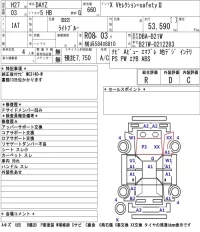 Nissan DAYZ лот № 3060 оценка R  с аукциона в Японии 2