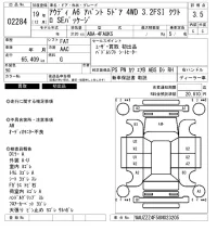 Audi A6 лот № 2284 оценка 3.5  с аукциона в Японии 6