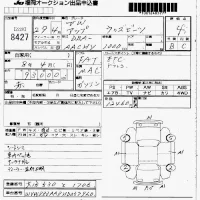 Volkswagen UP лот № 8427 оценка 4  с аукциона в Японии 7