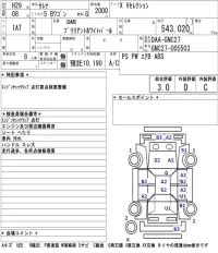 Nissan SERENA лот № 8001 оценка 3  с аукциона в Японии 4