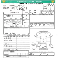 Toyota RACTIS лот № 11036 оценка 3  с аукциона в Японии 4