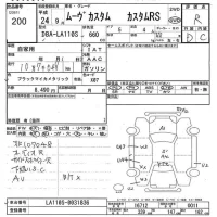 Daihatsu MOVE лот № 200 оценка R  с аукциона в Японии 7