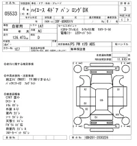 Toyota HIACE VAN лот № 5533 оценка 3  с аукциона в Японии 6
