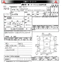 Mitsubishi PAJERO IO лот № 7213 оценка 3  с аукциона в Японии 8