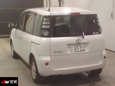 Toyota SIENTA  с аукциона в Японии