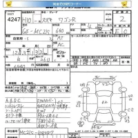 Suzuki WAGON R лот № 4247 оценка 2  с аукциона в Японии 5