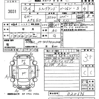 Nissan ELGRAND лот № 3031 оценка 3.5  с аукциона в Японии 5