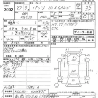 Toyota PASSO лот № 3002 оценка 3.5  с аукциона в Японии 8