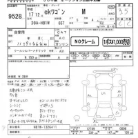 Mitsubishi EK WAGON лот № 9528 оценка 3.5  с аукциона в Японии 5