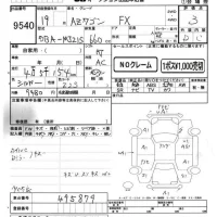 Mazda AZ WAGON лот № 9540 оценка 3  с аукциона в Японии 4