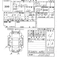 Daihatsu Cast лот № 3049 оценка 4  с аукциона в Японии 6
