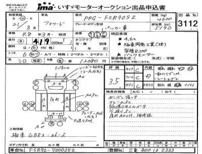 Isuzu FORWARD  с аукциона в Японии