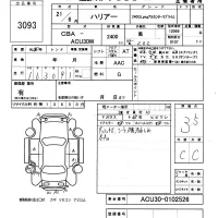 Toyota HARRIER лот № 3093 оценка 3.5  с аукциона в Японии 6