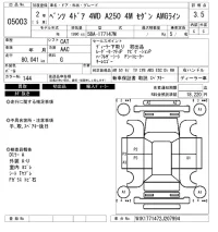 Mercedes-Benz A CLASS лот № 5003 оценка 3.5  с аукциона в Японии 6