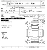 Volkswagen PASSAT лот № 5009 оценка 3.5  с аукциона в Японии 6