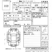 Volkswagen GOLF лот № 3122 оценка 3.5  с аукциона в Японии 6